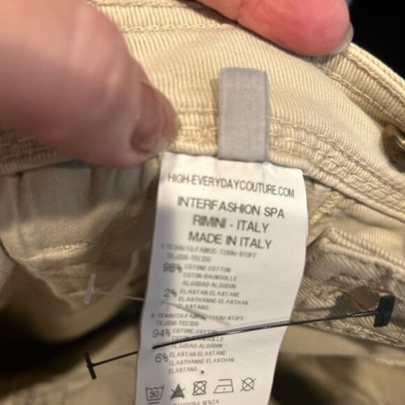 Women’s HIGH brand Made in Italy size 12US pants - Picture 9 of 9